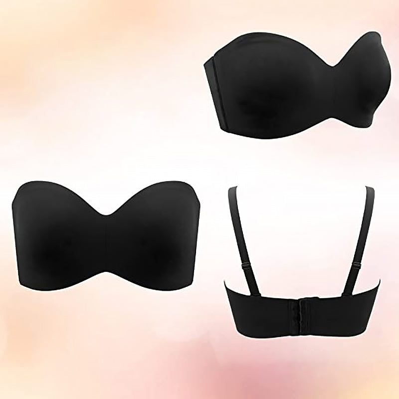 Soutien-gorge bandeau convertible antidérapant à soutien complet