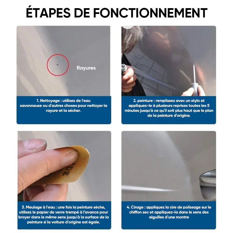 Stylo pour Enlever Rayures de Voiture