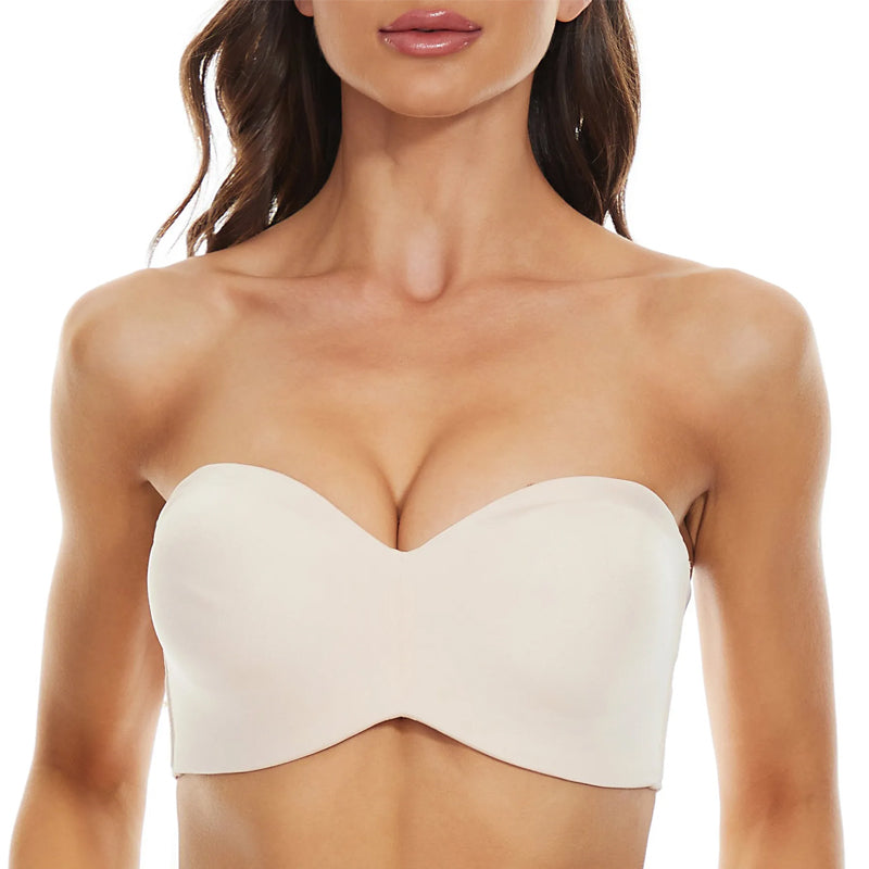 Soutien-gorge bandeau convertible antidérapant à soutien complet