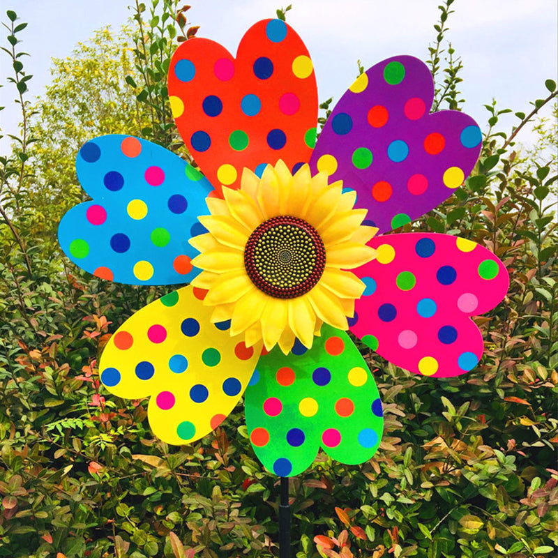 Moulin à vent de tournesol