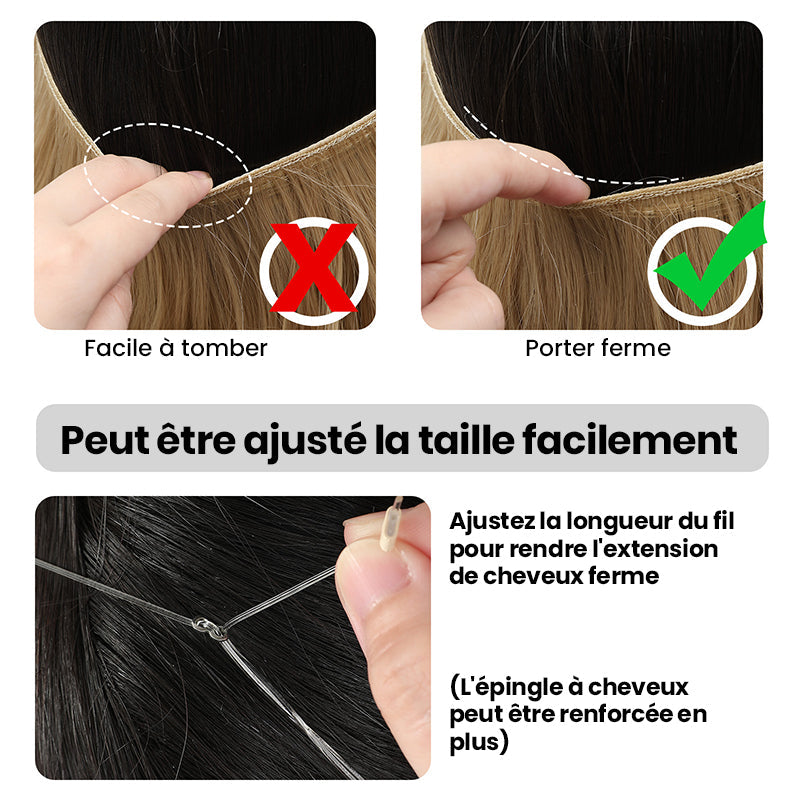 Perruque Cheveux Longs Bouclés