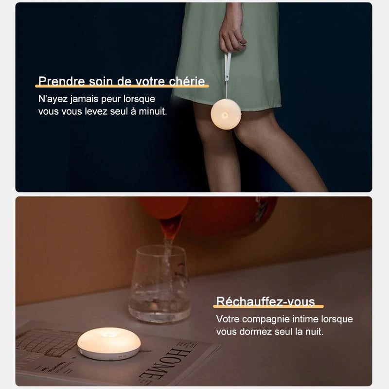 Veilleuse à LED à induction humaine intelligente