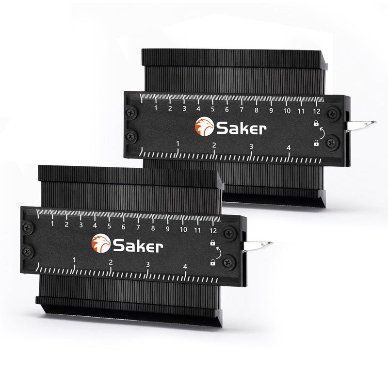 Saker Contour Duplication Gauge avec serrure en Aluminium Épaissi