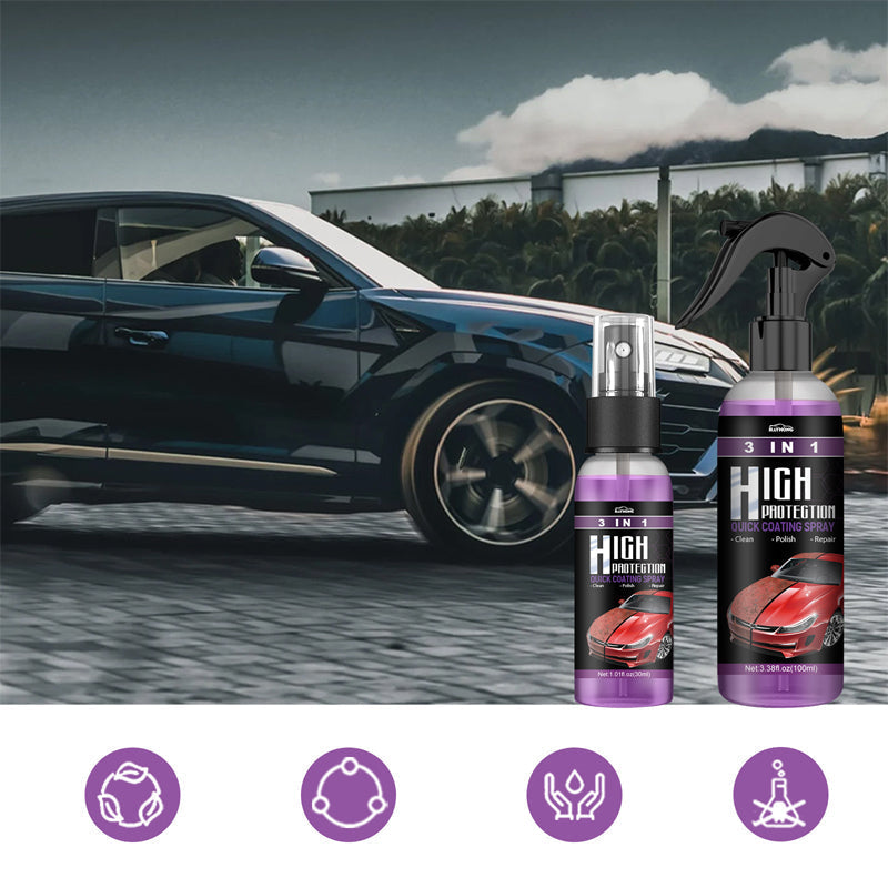 🚗🚗3 en 1 nouveau spray de revêtement de voiture rapide amélioré💗