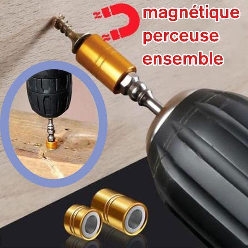 Jeu de perceuses à conducteur magnétique