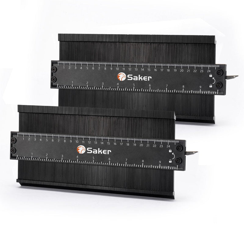 Saker Contour Duplication Gauge avec serrure en Aluminium Épaissi