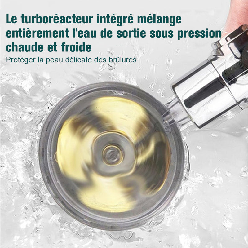 Pomme de Douche Rotative Haute Pression