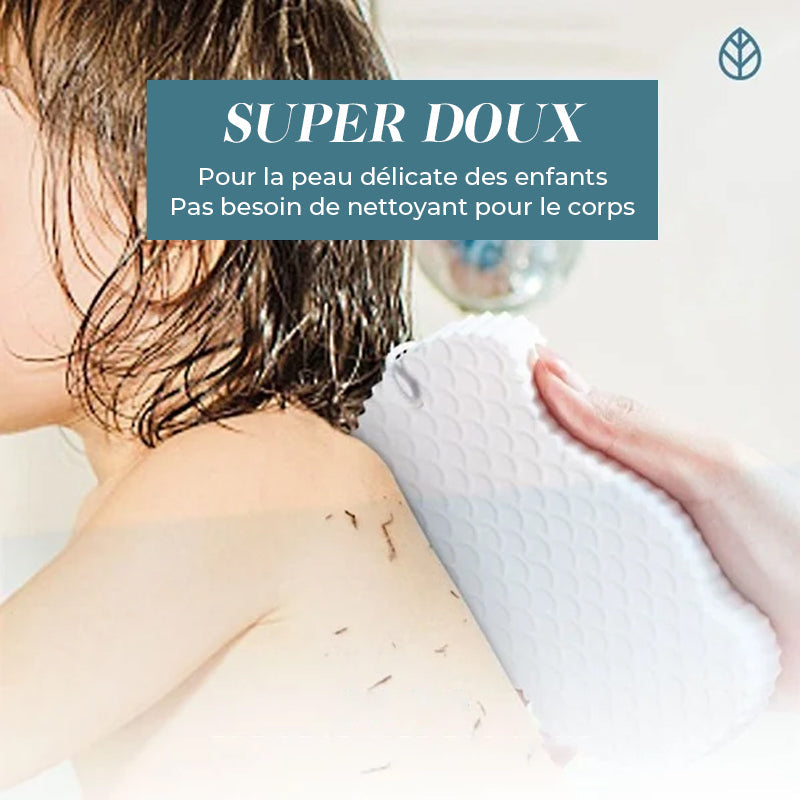 Éponge de bain exfoliante super douce