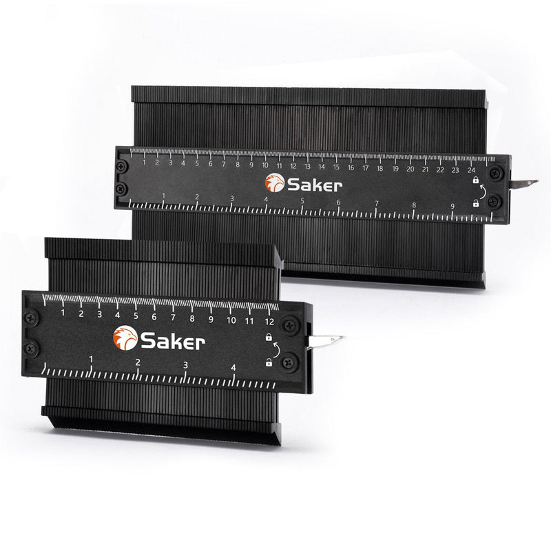 Saker Contour Duplication Gauge avec serrure en Aluminium Épaissi