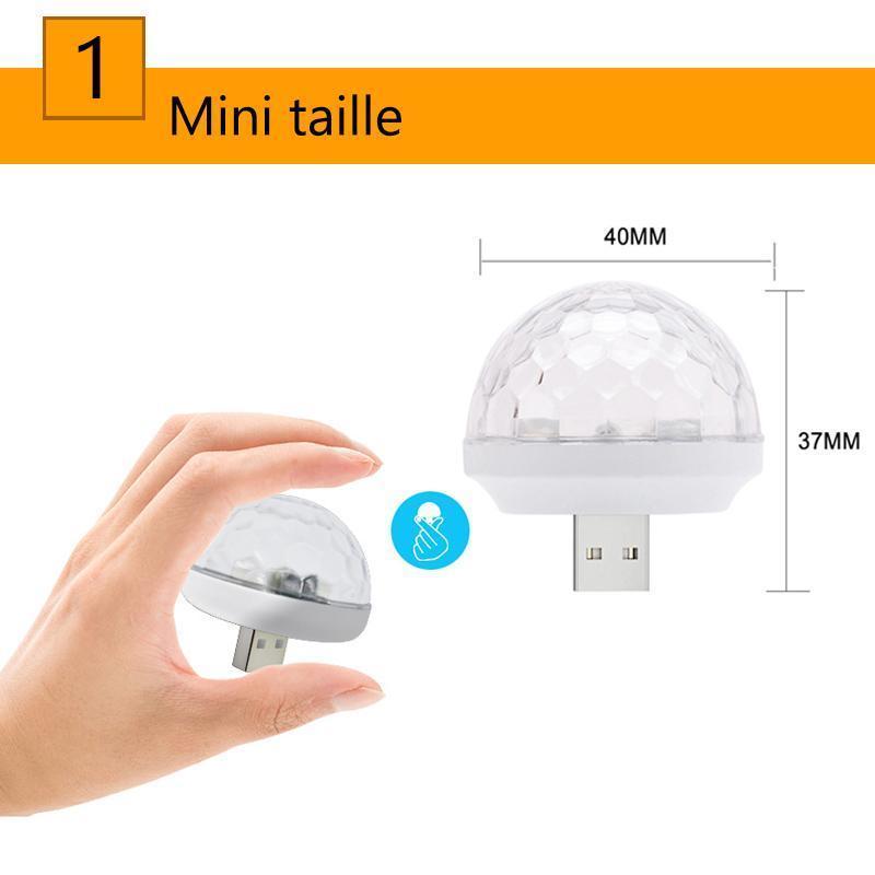 USB Mini Champignon  Lumière