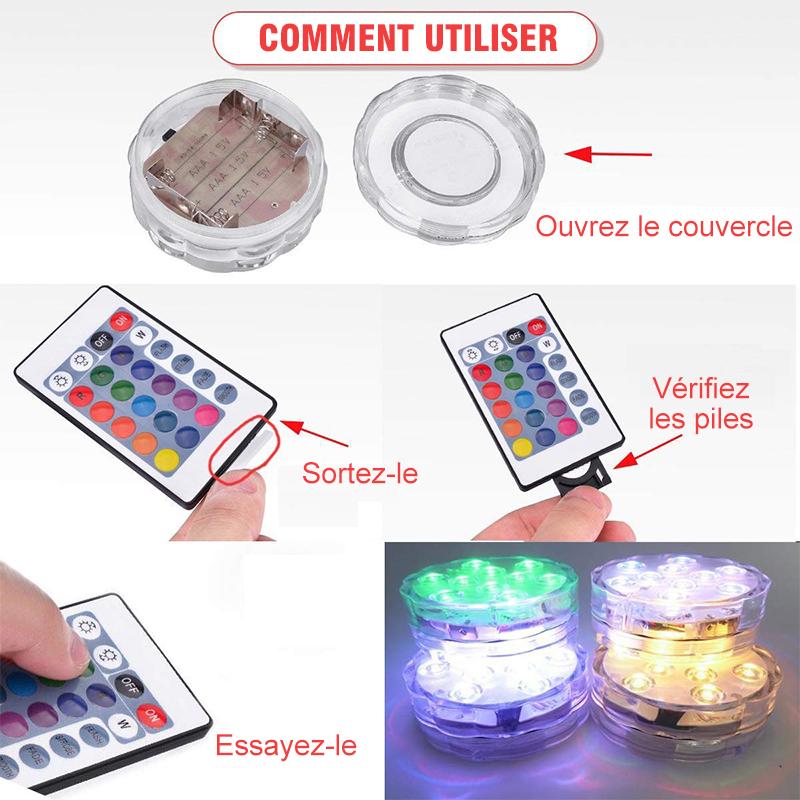 LED Lumières de piscine submersibles