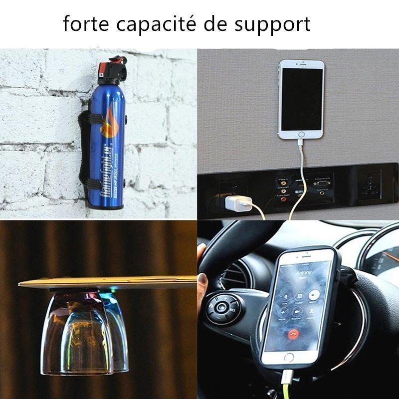 Gel Pads Support Téléphone Voiture en Silicone Antidérapant - ciaovie