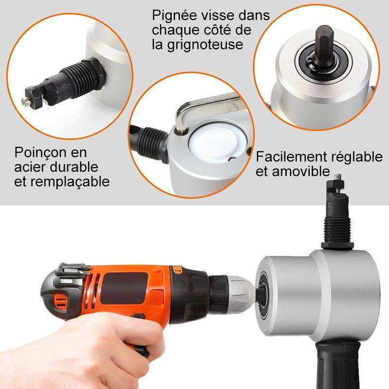 Domom® - Coupe-Grignoteuse à Double Tête