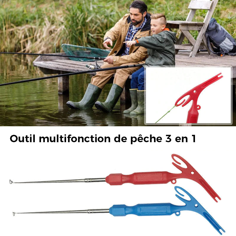 Outil multifonction de pêche 3 en 1