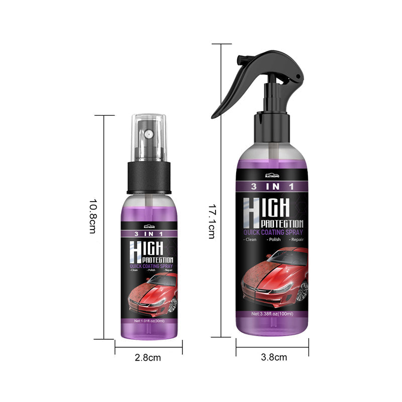 🚗🚗3 en 1 nouveau spray de revêtement de voiture rapide amélioré💗