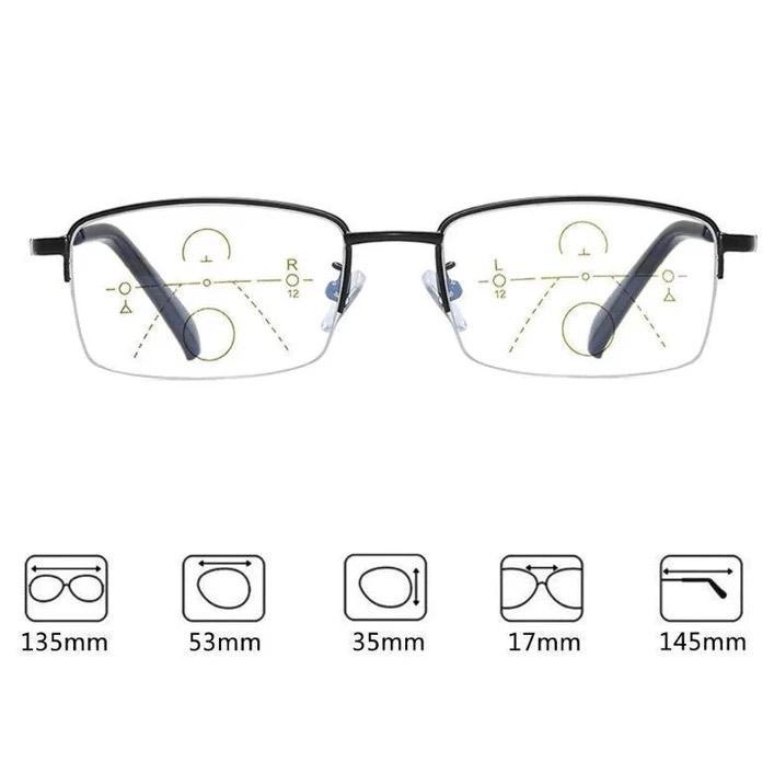 Lunettes de Lecture Multifocales Anti-lumière Bleue