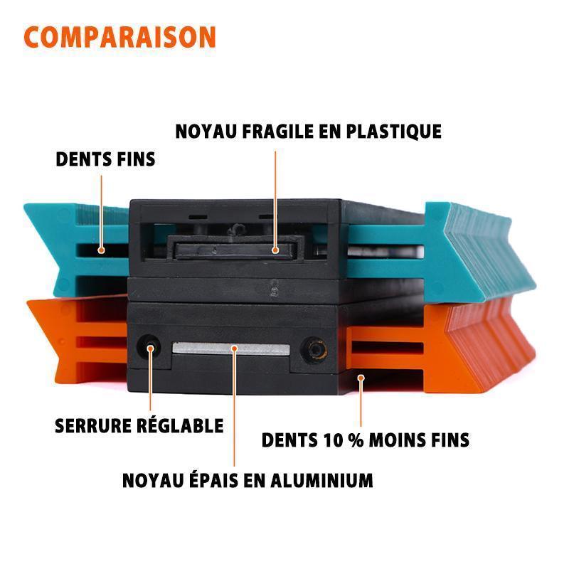 Saker Contour Duplication Gauge avec serrure en Aluminium Épaissi