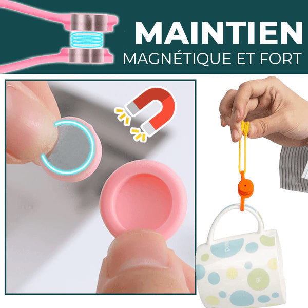 Attaches De Câble Magnétiques Encliquetables