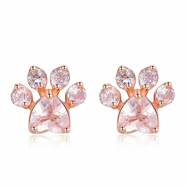 Boucles d'Oreilles Patte de Chat