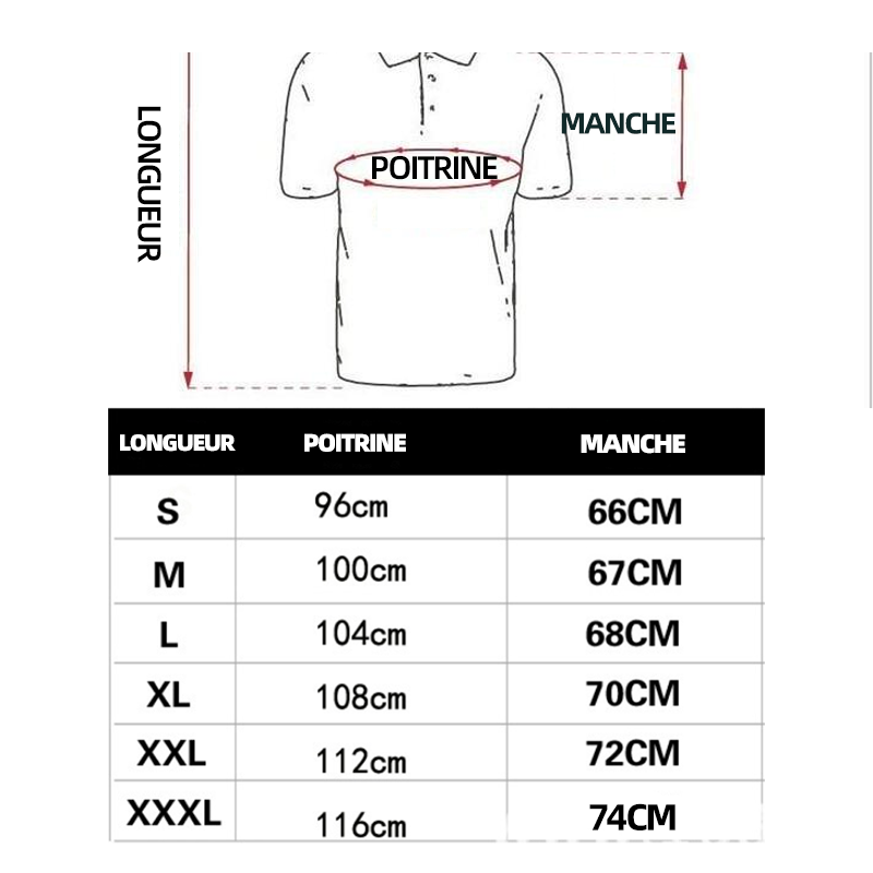 Polo d'extérieur à Séchage Rapide Pour Hommes