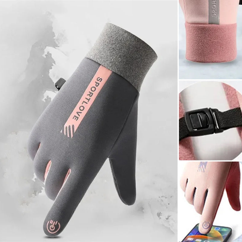 Gants imperméables antidérapants résistants au froid pour écran tactile